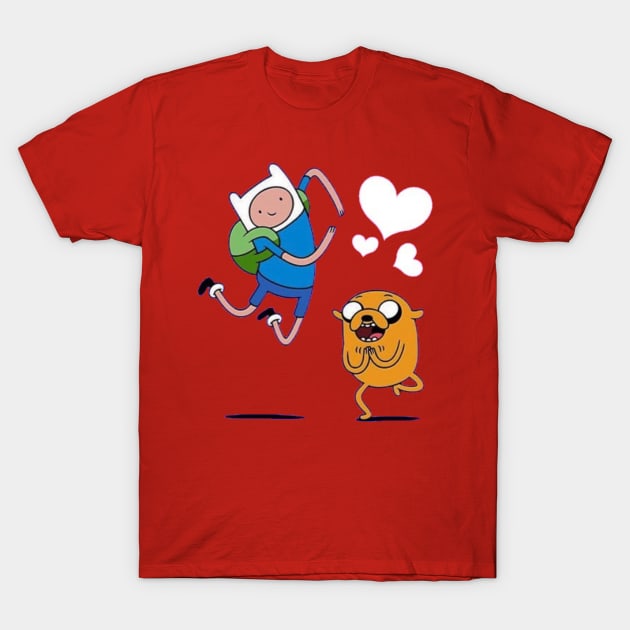 Finn and Jake t-shirt T-Shirt by Benio art